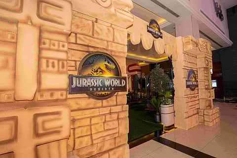 Jurassic-themed pop-up cafe, at Mall of the Emirates