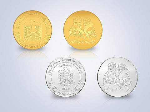 UAE Central Bank issues gold, silver coins honouring Zayed and Rashid 