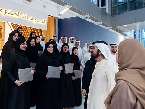 Sheikh Mohammed honours graduates of Government Accelerators Diploma