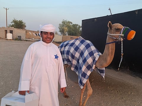Make-A-Wish Foundation fulfils boy’s dream, gifting him a camel to accompany his Journey of hope