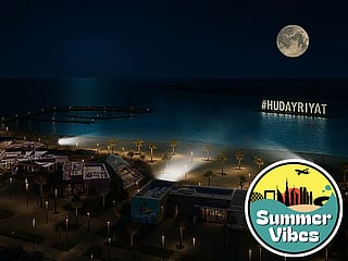 Abu Dhabi’s first night beach opens on Hudayriyat Island