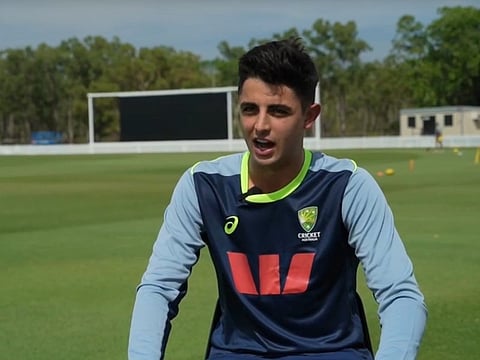 Budding cricketer Zanden Jeh was at school when he got a call from selectors