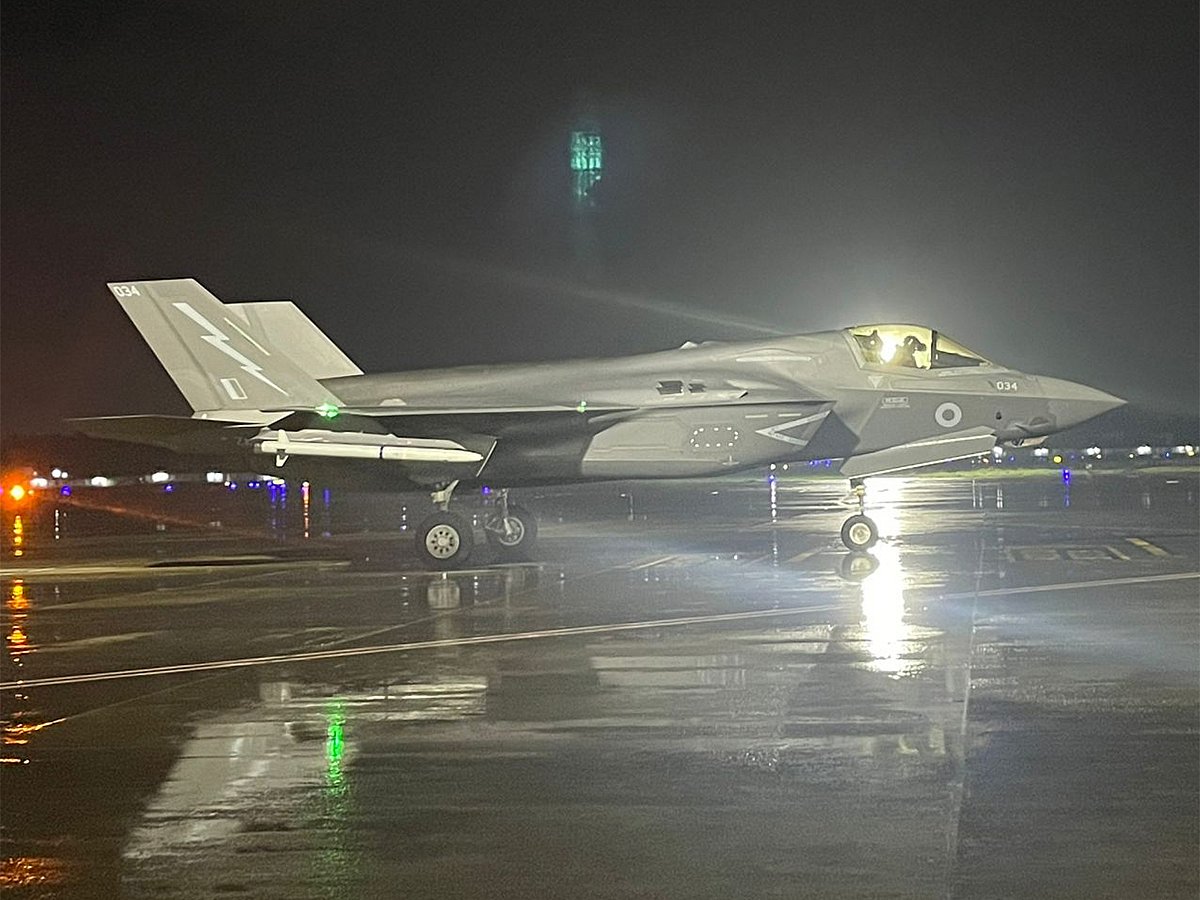 British Royal Navy F-35B Lightning II fighter jet, British F-35B fighter jet