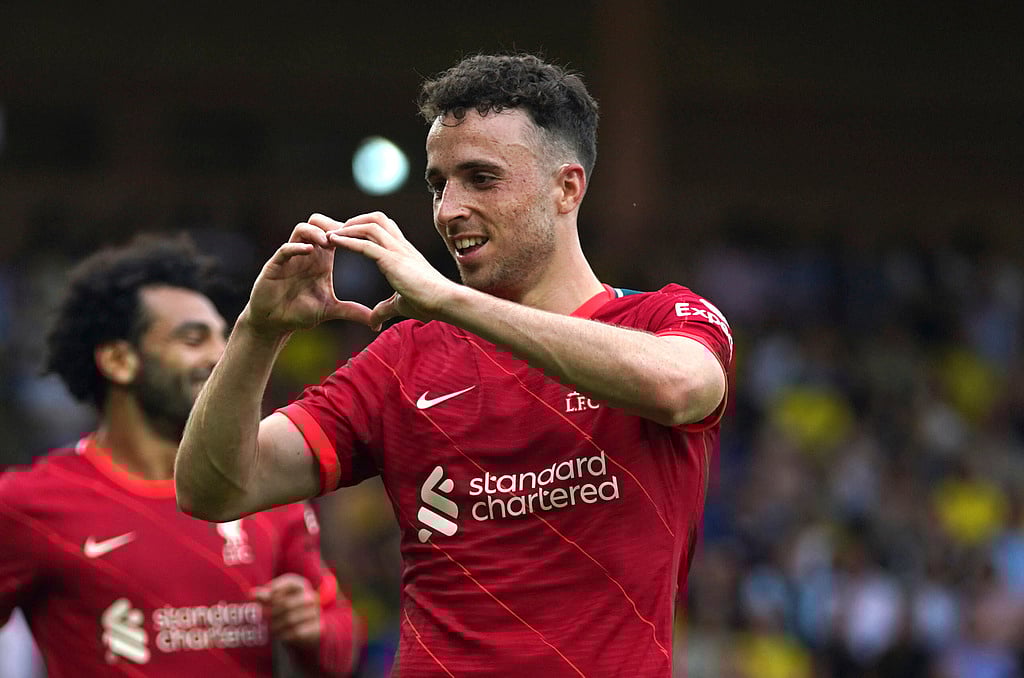 Liverpool's Diogo Jota, who was killed in a car crash along with his brother in Spain on Thursday.
