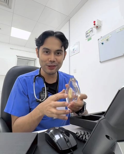 Tito Michael, one of the fortunate recipients, filmed his surprise as he received the prestigious coin through his company’s HR department.