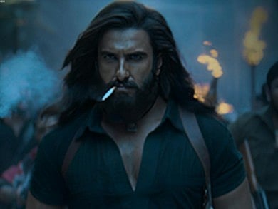 Ranveer Singh in the poster of ‘Dhurandhar’ 