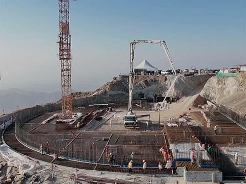 Spanning 4,700 square meters and designed in a crescent shape, the 'Above the Clouds' retreat will feature two levels.