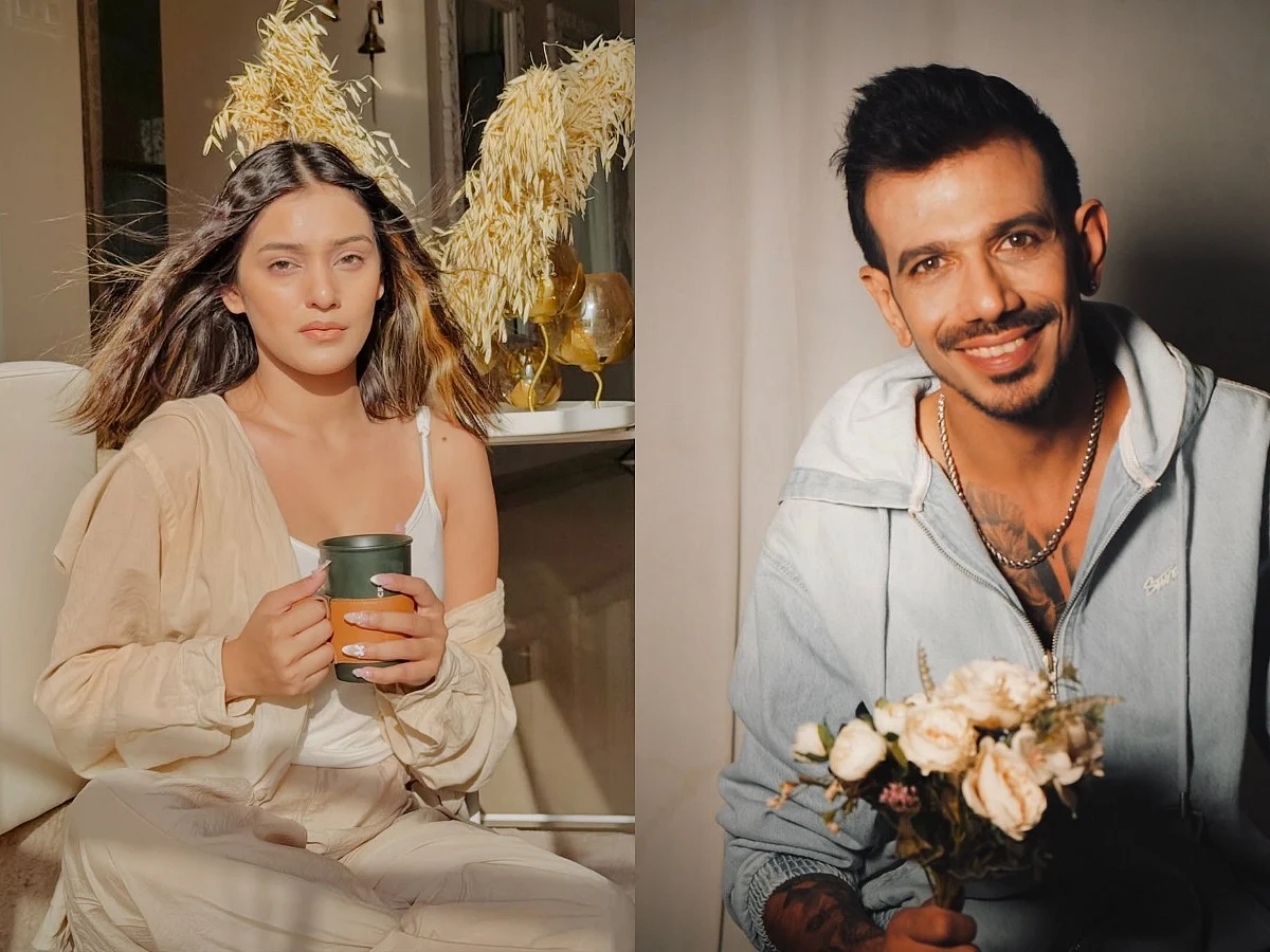 Dating rumours involving RJ Mahvash (left) and Yuzvendra Chahal has been growing louder since the Indian leg-spinner's divorce in March.