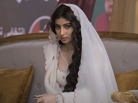 A screengrab of Sara Arjun in the first look of 'Dhurandhar'