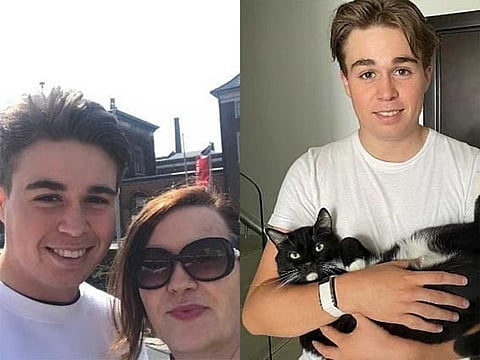 Nathalie Grall and her son, Viggo, would always look to rehome animals.