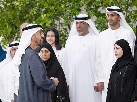 President honours UAE’s top high school achievers