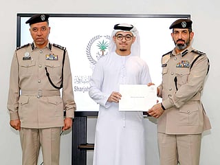 Sharjah Police give free driving licences to top students
