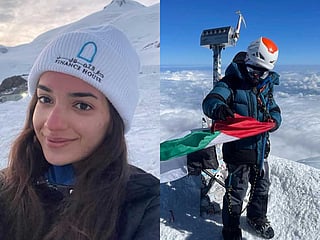17-year-old Fatima Al Awadhi becomes youngest Emirati to conquer Europe's highest peak