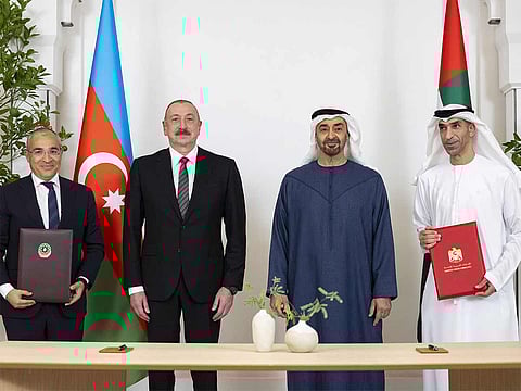 UAE President described the agreement as a significant milestone in UAE-Azerbaijan relations, underscoring the two nations’ shared aspirations to build a resilient, knowledge-based, and innovation-driven economy that meets future demands.
