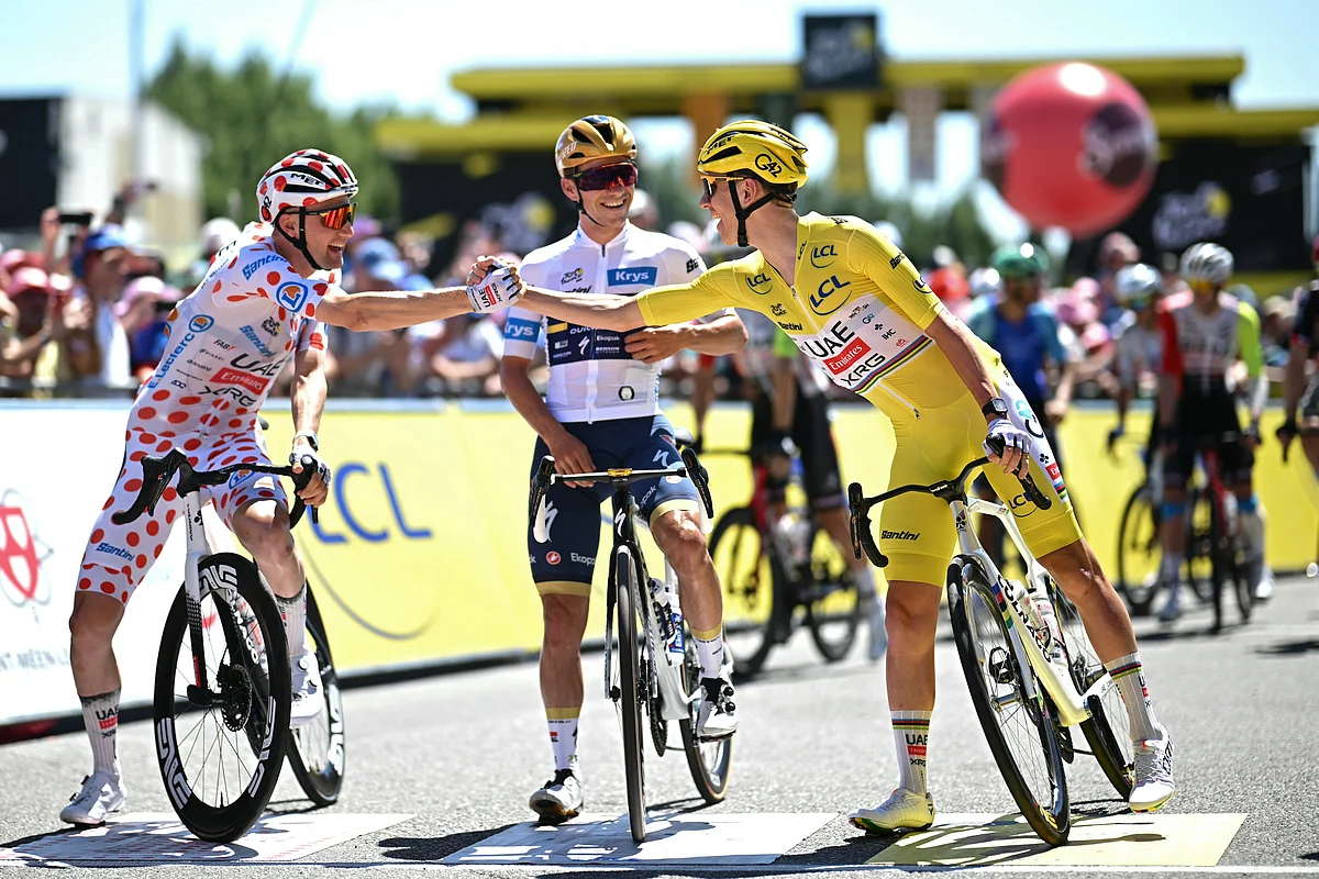 Tim Wellens won a baking and hilly stage 15 of the Tour de France at the walled citadel of Carcassonne on Sunday as his UAE teammate Tadej Pogacar retained the overall race lead.
