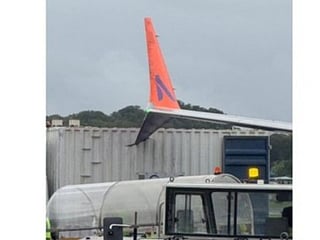 Akasa Air plane hit by cargo truck at Mumbai airport