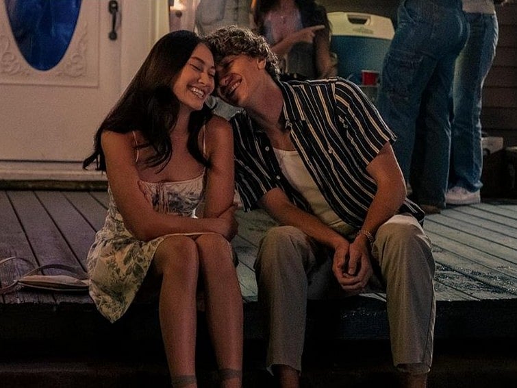 Lola Tung as Belly and Gavin Casalegno as Jeremiah in 'The Summer I Turned Pretty' season 3