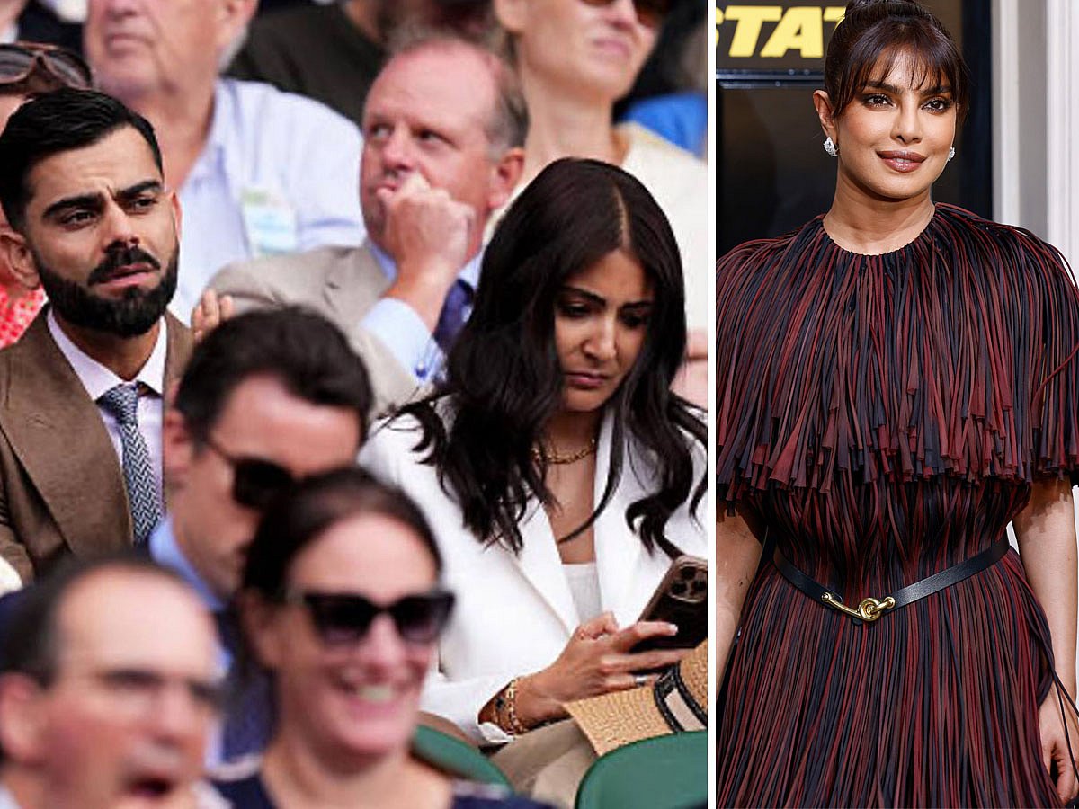 Wimbledon 2025 isn’t just about world-class tennis—it’s also a hotspot for celebrity sightings. This year’s tournament has seen a star-studded turnout, with several Indian celebrities gracing the stands at the All England Club. Among those spotted were cricketer Virat Kohli and actress Anushka Sharma, along with power couple Priyanka Chopra and Nick Jonas. 