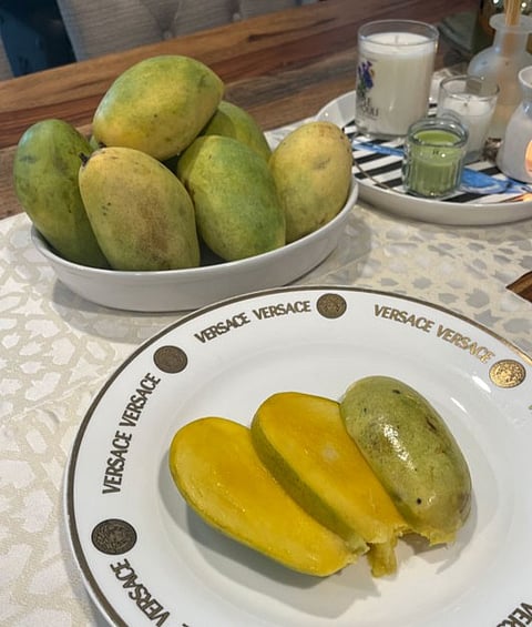 We had our ways of ripening mangoes quickly. We’d tuck them into a sack of rice, waiting eagerly for them to turn golden and soft. The transformation felt like a small miracle. 