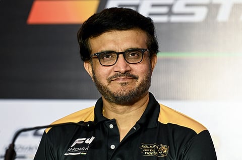 Former India captain Sourav Ganguly.