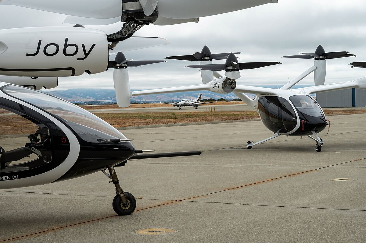 Joby Aviation event at eVTOL Production Facility.
