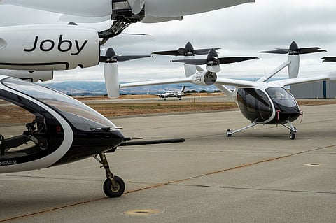 Joby Aviation event at eVTOL Production Facility.
