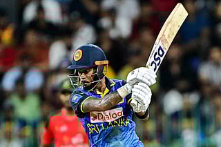 Sri Lanka's Pathum Nissanka scored with a swift 55.
