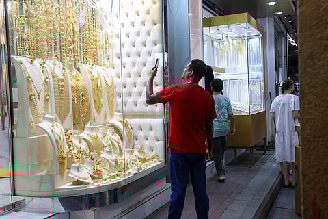 Dubai gold price is down - and now it's up. All in a matter of hours. 