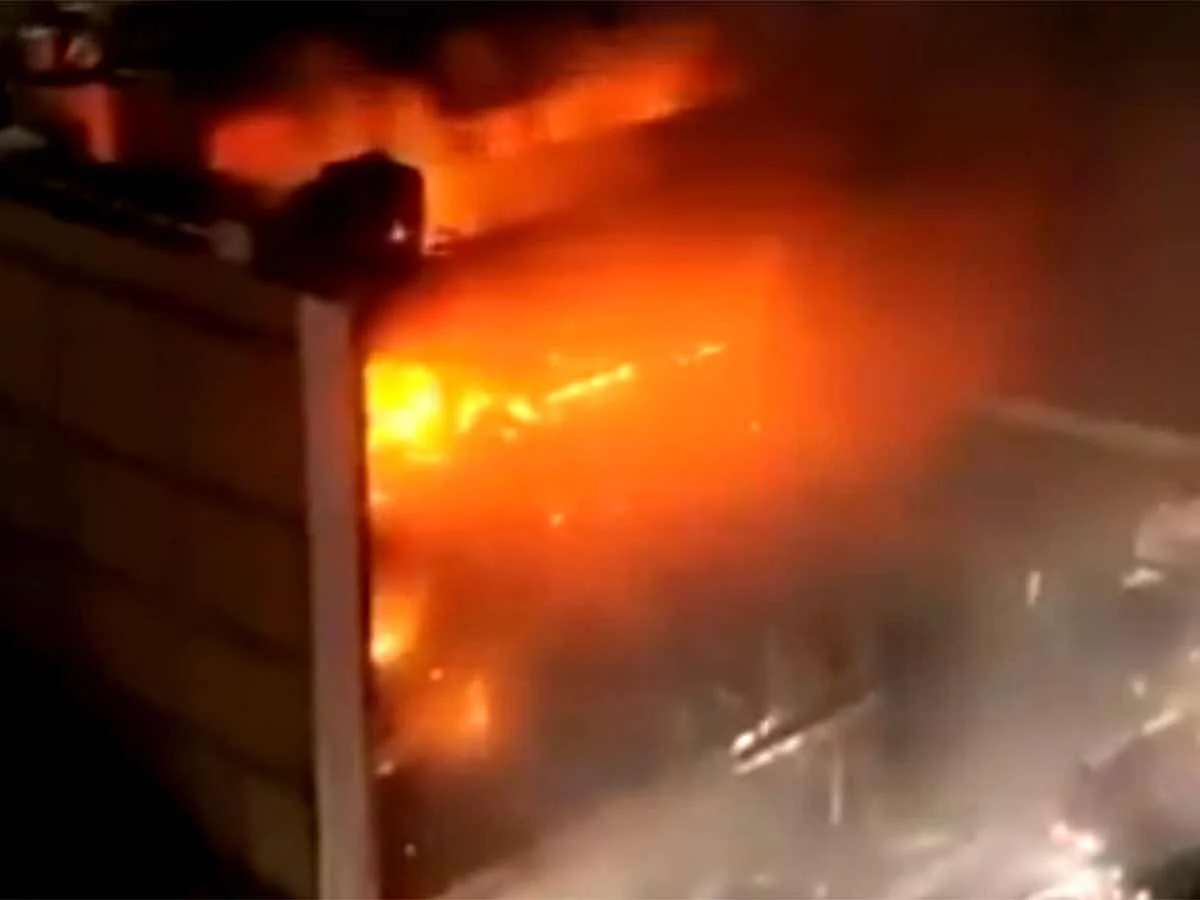 The cause of the fire was not immediately known, but one survivor told AFP an air conditioner had exploded.