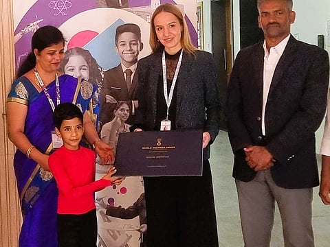 Eight-year-old Lisa Samson from India becomes world’s youngest certified yoga teacher
