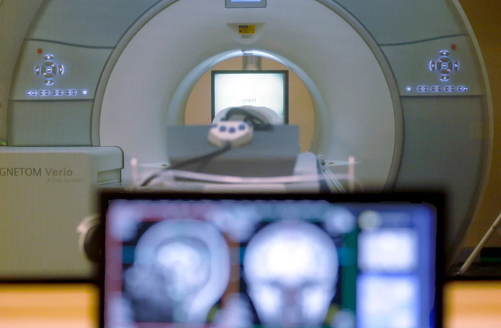 MRI machine stock