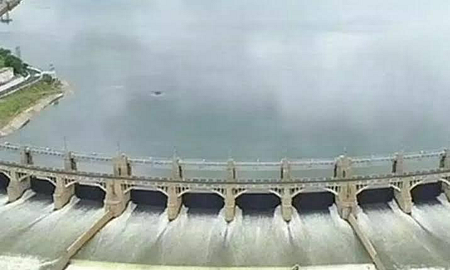 Authorities have increased the water discharge from the dam from 22,500 cubic feet per second (cusecs) to 31,000 cusecs in order to manage the rising water level.