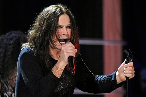 Ozzy Osbourne performs at the 25th Anniversary Rock & Roll Hall of Fame concert on Oct. 30, 2009, in New York. 
