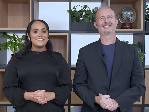 Big Ticket show hosts Bouchra and Richard.