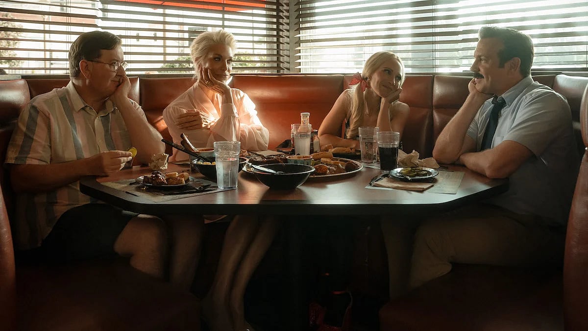 Ted Lasso follows an unflappably optimistic American football coach who’s hired to manage an English soccer club, despite knowing next to nothing about the sport. 