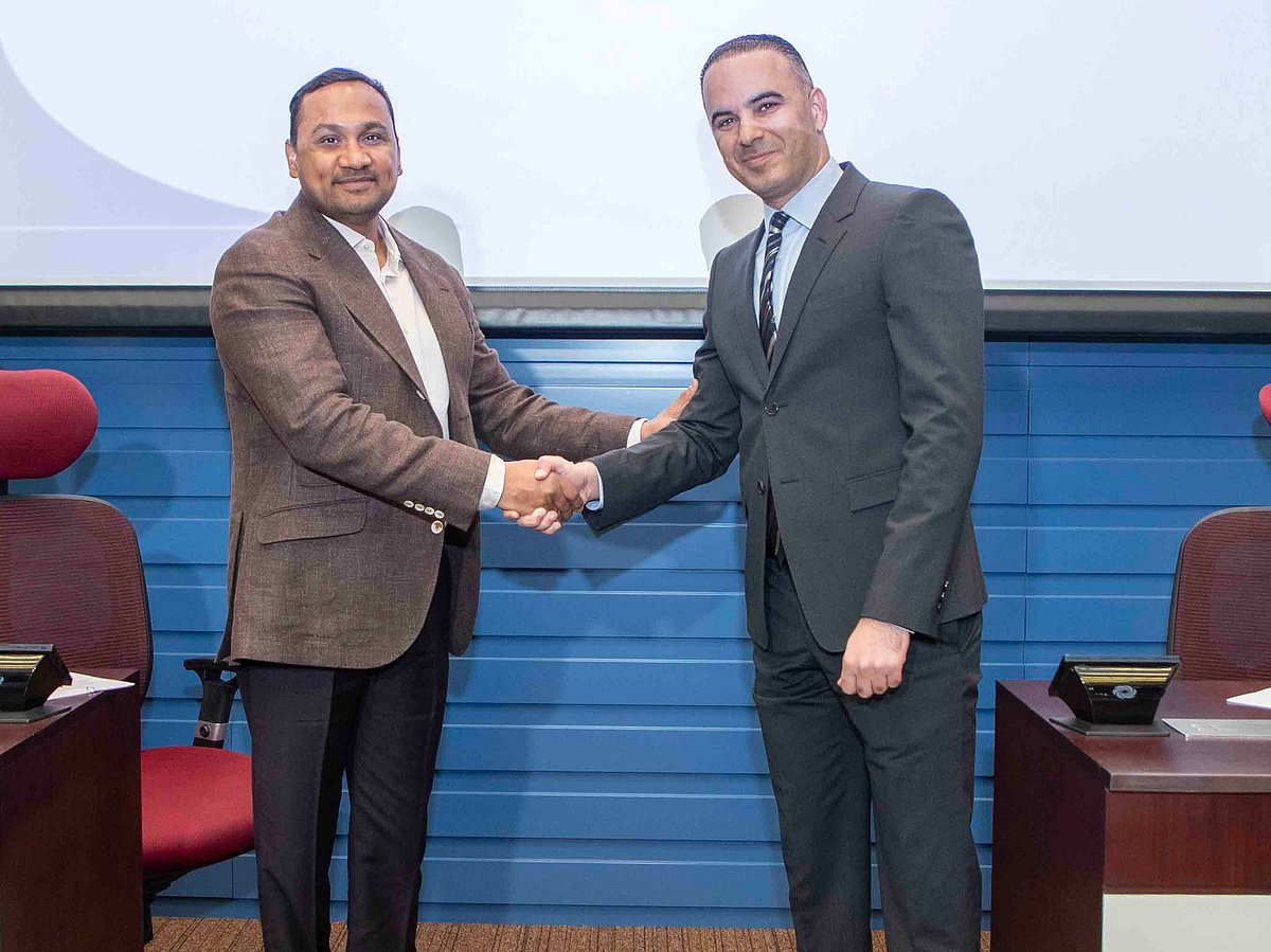 Taher Shams, Managing Director, Zulekha Healthcare Group, and Akram Sami, Managing Director & Regional GM – MEA, Oracle Health