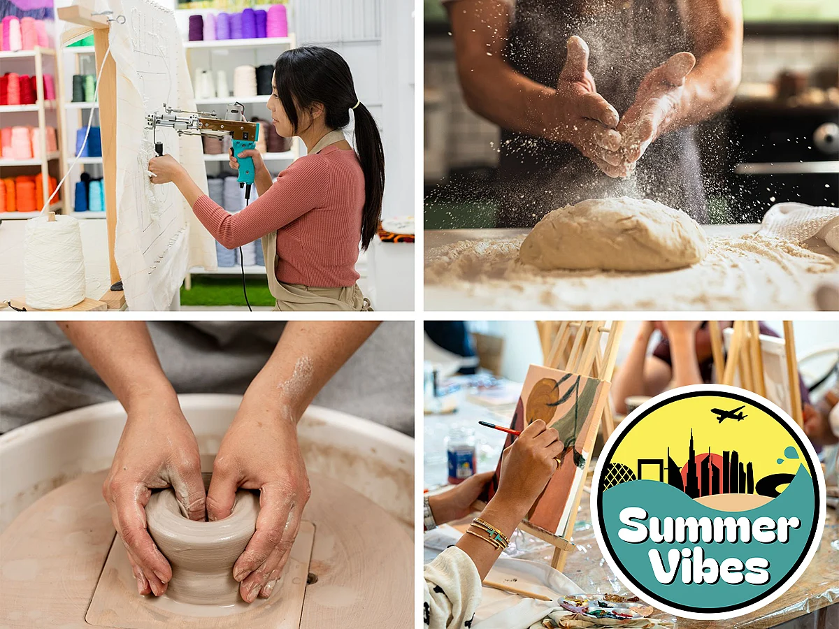 From pottery and painting to pasta-making, discover fun and creative classes for kids and adults this summer.