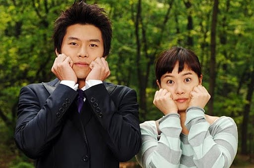 Hyun Bin and Kim Sun-a in My Lovely Sam Soon. 