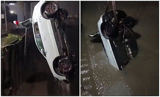 Video: Woman crashes into creek following Google Maps misroute in Mumbai