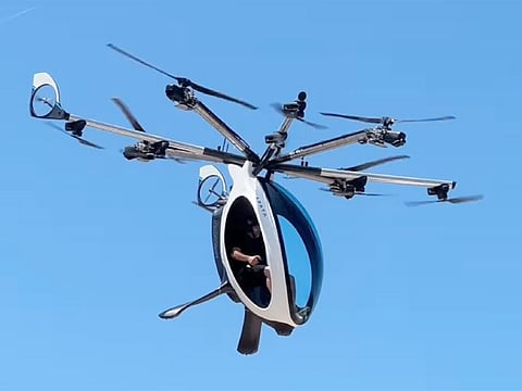 Inventor’s cross-Channel air scooter flight halted midway due to technical glitch