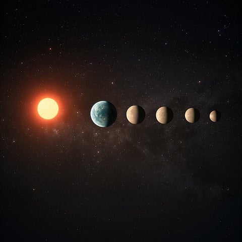 L 98-59 f, a newly-discovered "exoplanet", lives in what’s called the star’s "habitable", or "Goldilocks zone" — the sweet spot where temperatures could allow liquid water to exist on its surface, which is a huge deal when thinking about potential life.