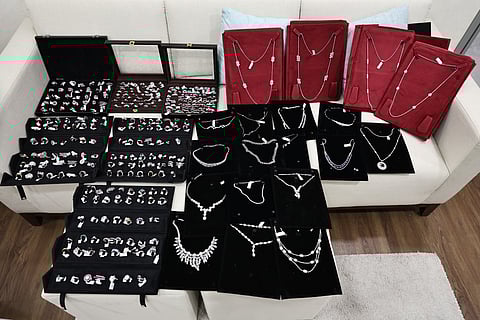 The jeweller was travelling to a GCC country when he realised that one of his bags was missing