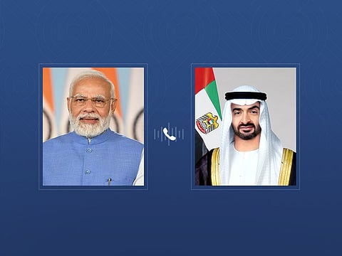 UAE President, Indian Prime Minister discuss strengthening bilateral cooperation by phone