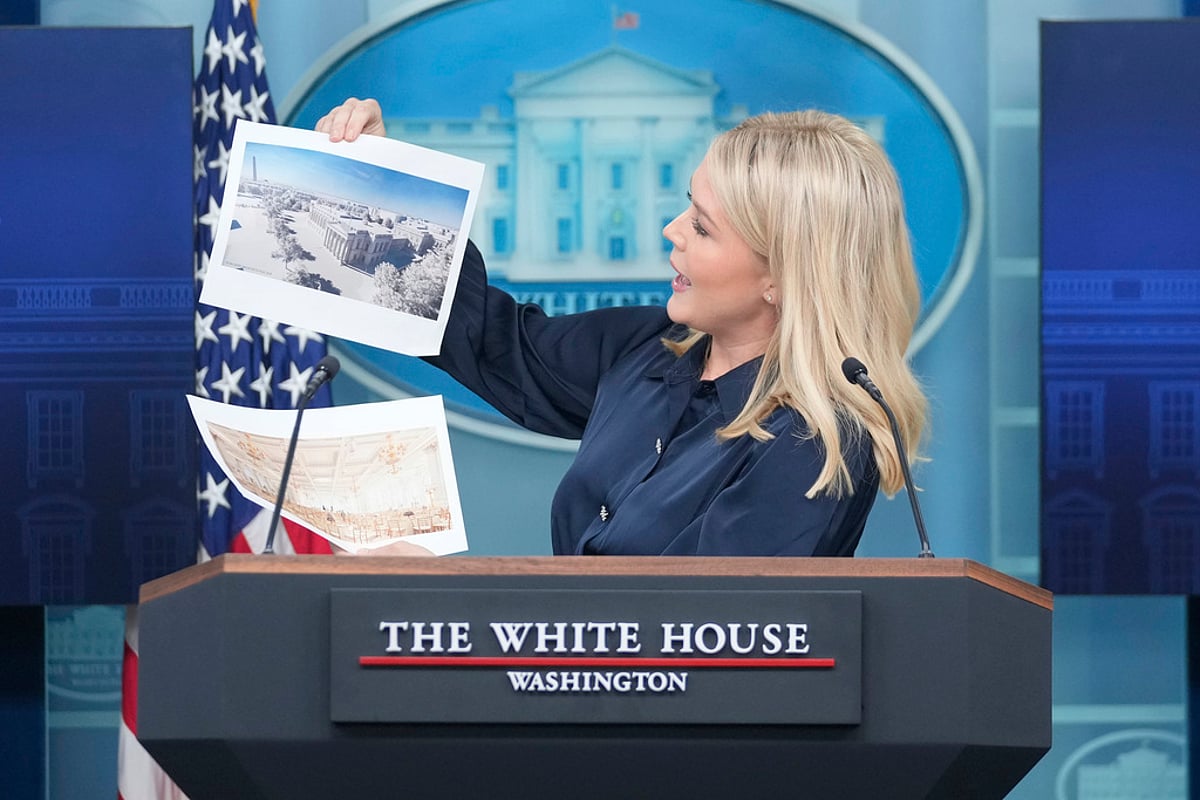 Trump stellt 200-Millionen-Dollar-Plan für Ballsaal im Weißen Haus vor ...