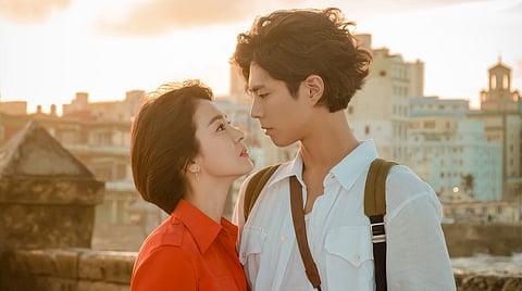 Song Hye-kyo and Park Bo-gum 