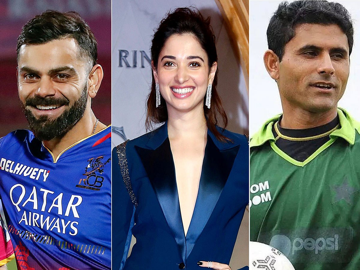 Tamannaah Bhatia (centre) has finally broken silence on the persistent rumours about her relationships with Virat Kohli and Abdul Razzaq.