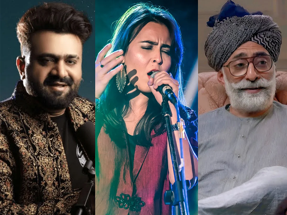 Sahir Ali Bagga, renowned singer and composer, Natasha Baig, Sufi-rock artist from Hunza
Yousuf Bashir Qureshi, poet and visual artist
