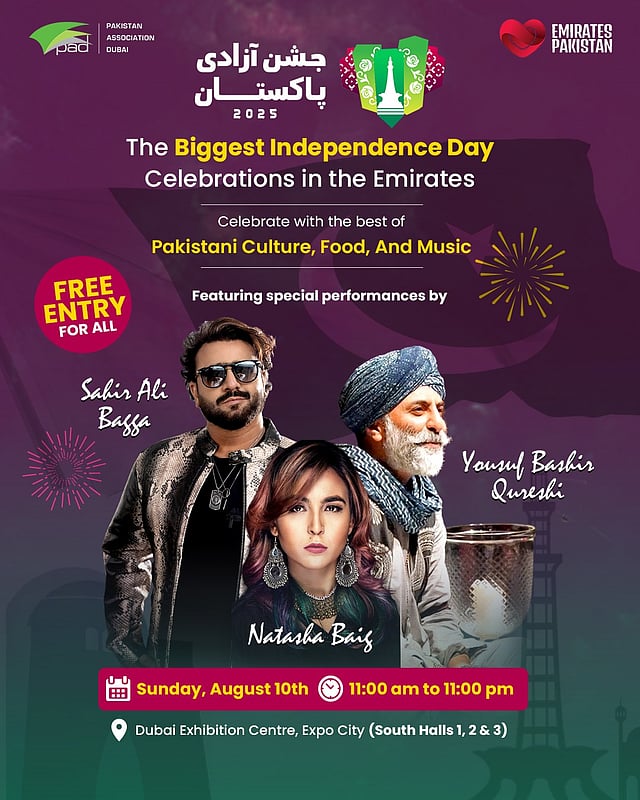 Biggest ever Pakistan Independence Day show at Expo City Dubai