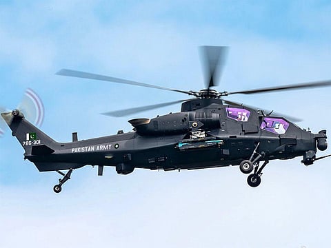 Chinese-built Z-10ME attack helicopter