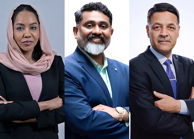 (From left) Dr Tomador Tageldin, Dr Unni Rajasekaran Nair and Dr Muhammad Yousaf Jan